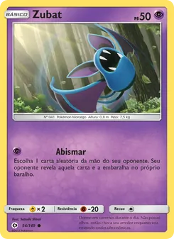 Zubat (Sun & Moon #54/149)