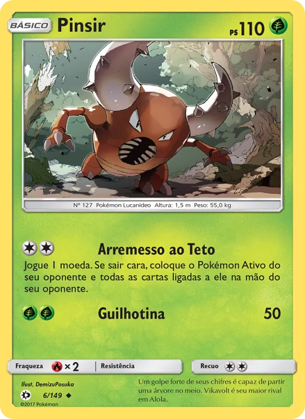 Pinsir (Sun & Moon #6/149)