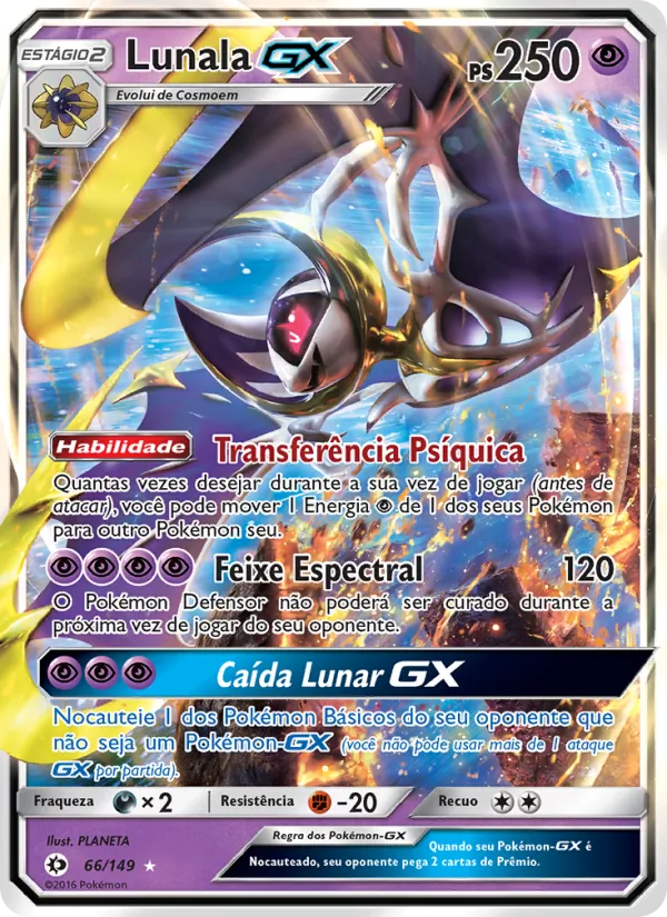 Lunala GX (Sun & Moon #66/149)