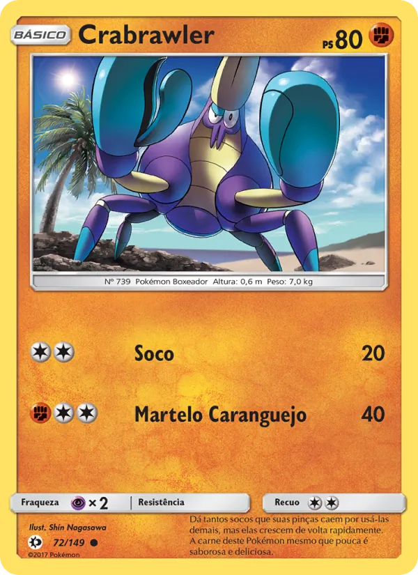 Crabrawler (Sun & Moon #72/149)