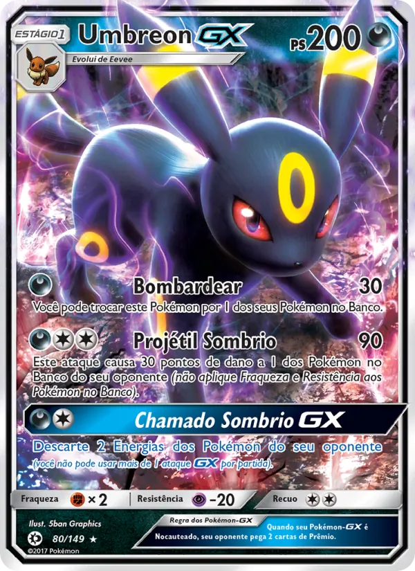 Umbreon GX (Sun & Moon #80/149)