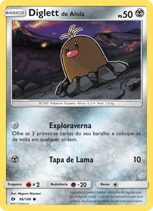 Diglett de Alola (Sun & Moon #86/149)