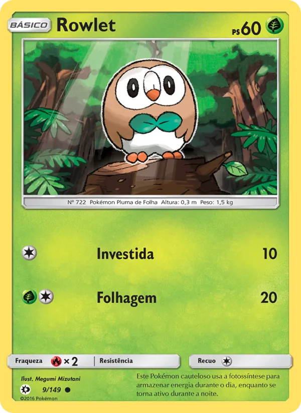 Rowlet (Sun & Moon #9/149)