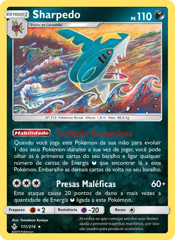 Sharpedo (Unbroken Bonds #111/214)