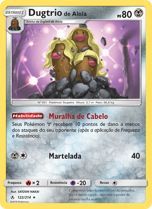 Dugtrio de Alola (Unbroken Bonds #122/214)