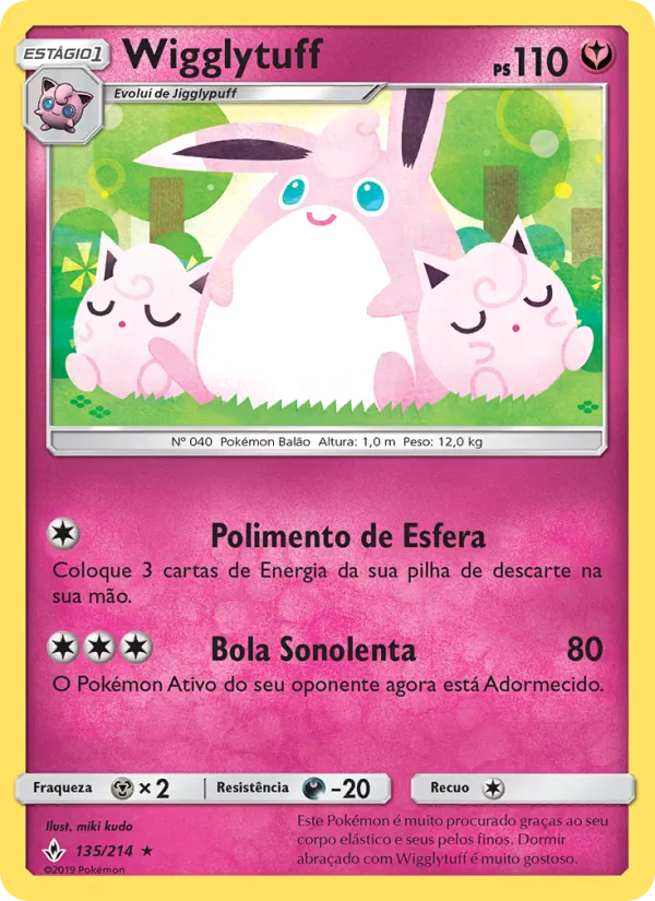 Wigglytuff (Unbroken Bonds #135/214)