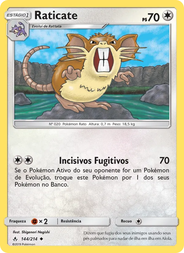Raticate (Unbroken Bonds #144/214)