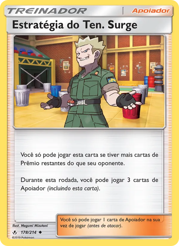 Estratégia do Ten. Surge (Unbroken Bonds #178/214)