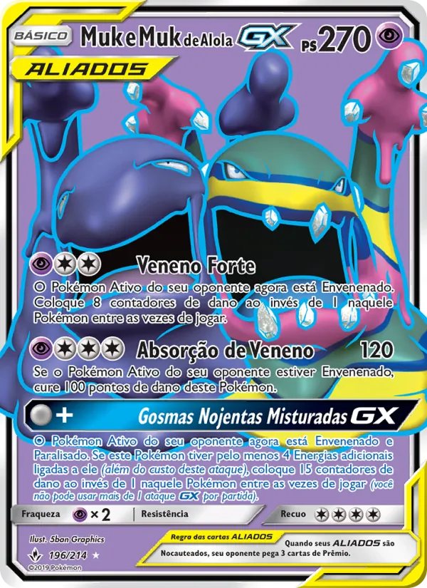 Muk e Muk de Alola GX (Unbroken Bonds #196/214)