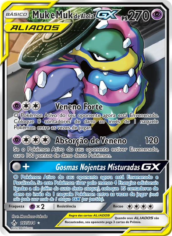 Muk e Muk de Alola GX (Unbroken Bonds #197/214)