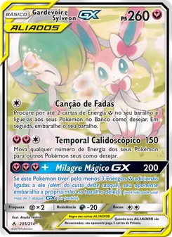 Gardevoir e Sylveon GX (Unbroken Bonds #205/214)