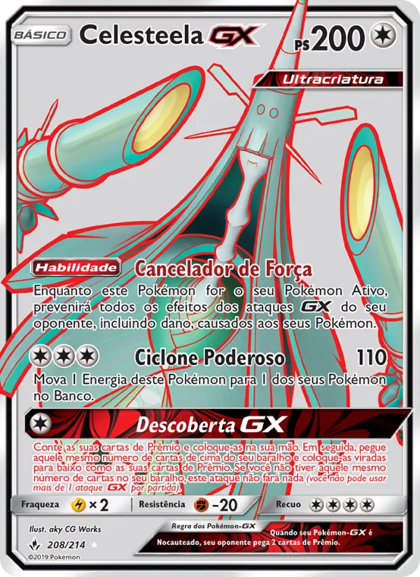 Celesteela GX (Unbroken Bonds #208/214)