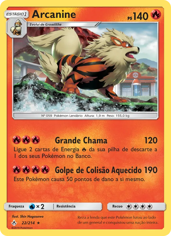 Arcanine (Unbroken Bonds #22/214)