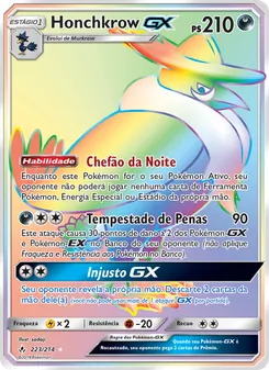 Honchkrow GX (Unbroken Bonds #223/214)