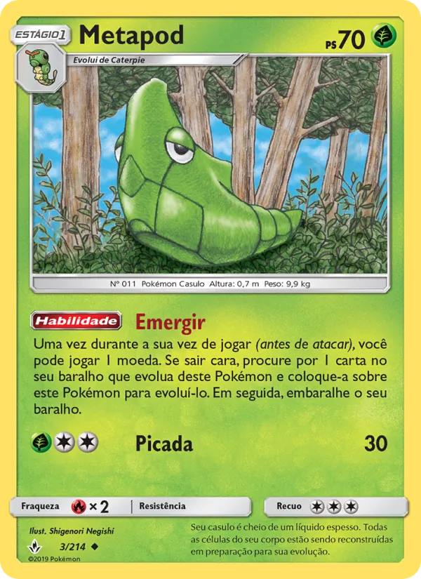 Metapod (Unbroken Bonds #3/214)