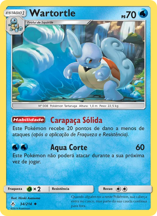 Wartortle (Unbroken Bonds #34/214)