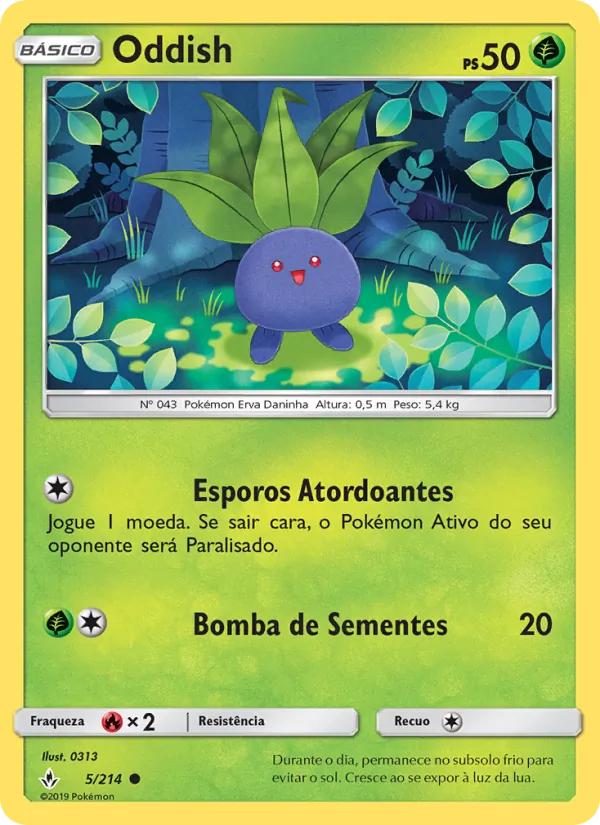 Oddish (Unbroken Bonds #5/214)