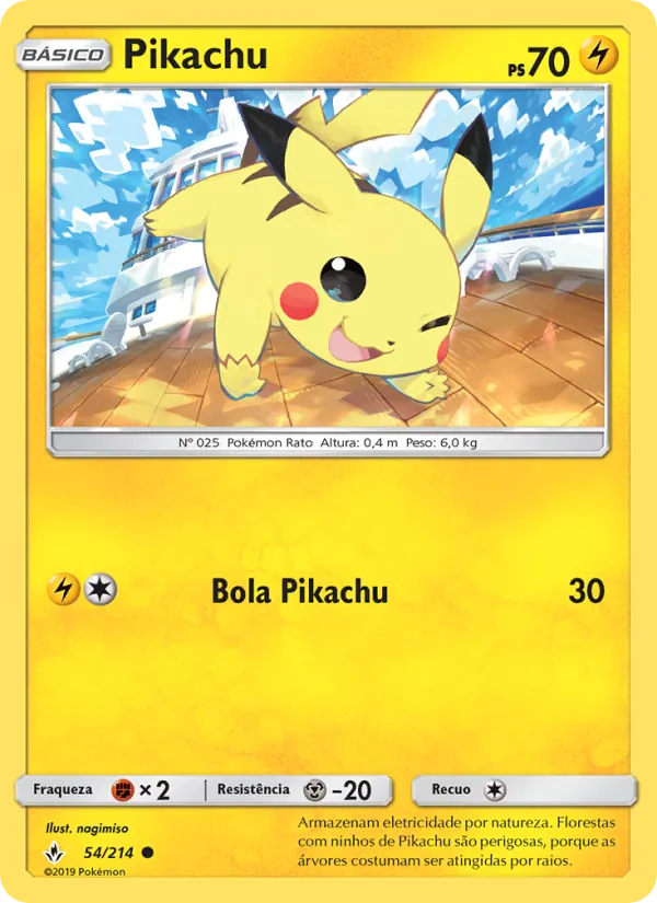 Pikachu (Unbroken Bonds #54/214)