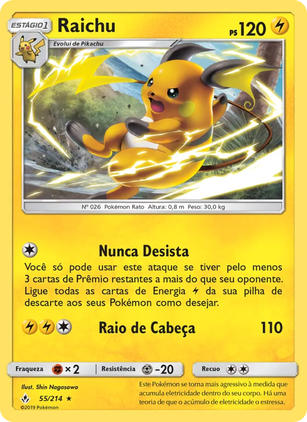 Raichu (Unbroken Bonds #55/214)