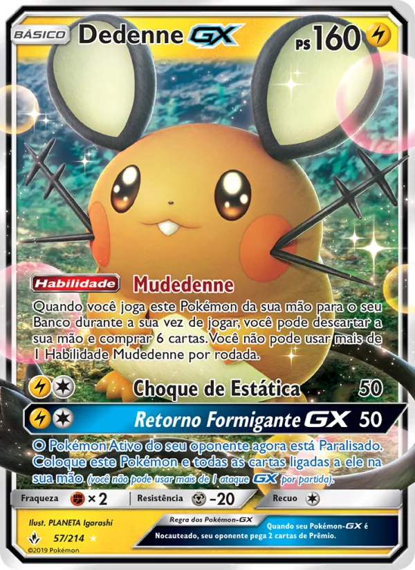 Dedenne GX (Unbroken Bonds #57/214)