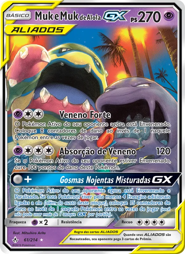 Muk e Muk de Alola GX (Unbroken Bonds #61/214)
