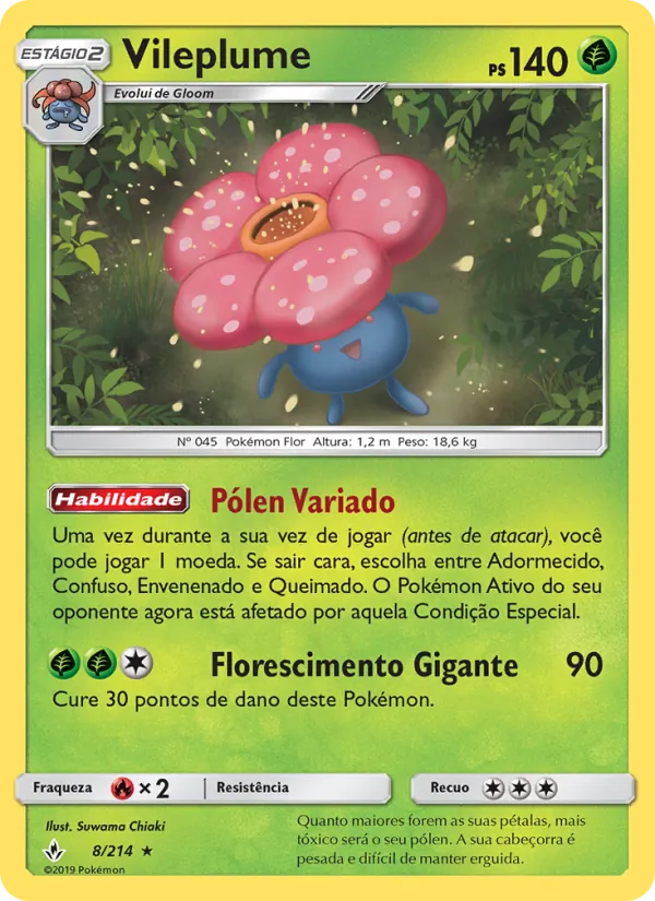 Vileplume (Unbroken Bonds #8/214)