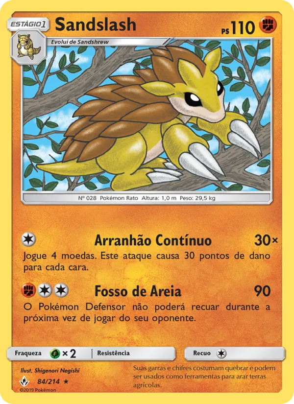 Sandslash (Unbroken Bonds #84/214)