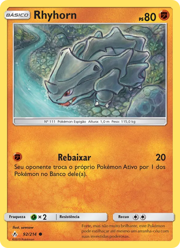 Rhyhorn (Unbroken Bonds #92/214)