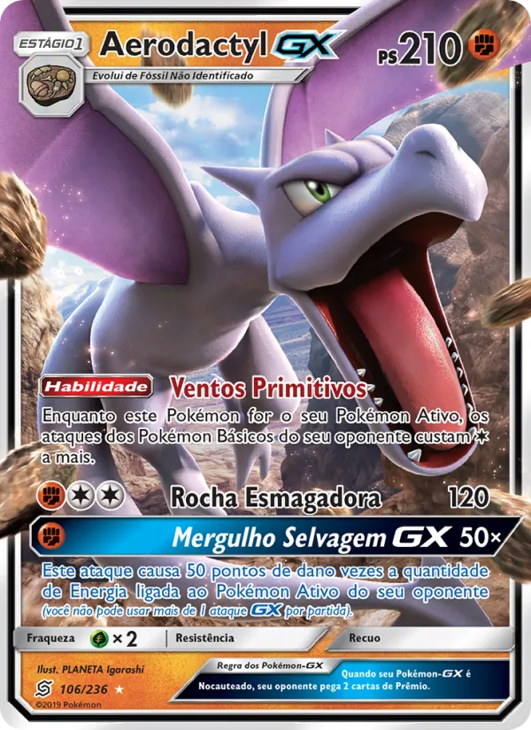 Aerodactyl GX (Unified Minds #106/236)
