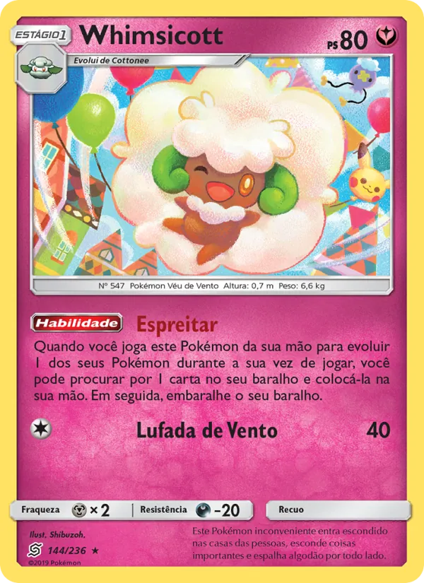 Whimsicott (Unified Minds #144/236)