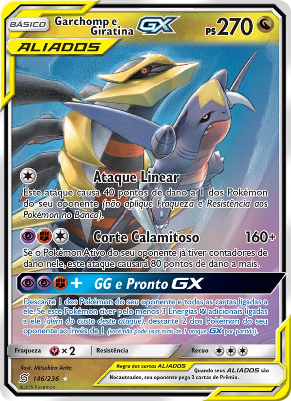 Garchomp e Giratina GX (Unified Minds #146/236)