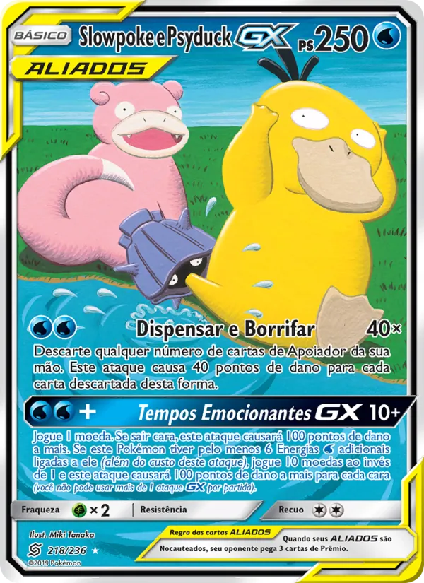 Slowpoke e Psyduck GX (Unified Minds #218/236)