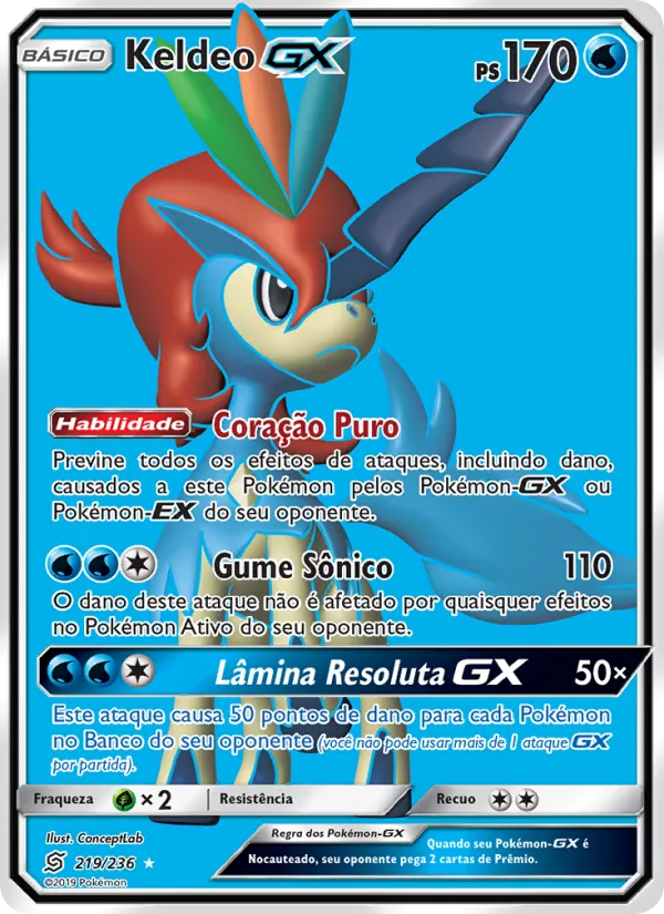 Keldeo GX (Unified Minds #219/236)