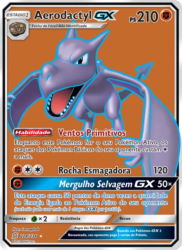 Aerodactyl GX (Unified Minds #224/236)