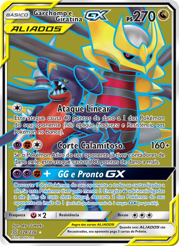 Garchomp e Giratina GX (Unified Minds #228/236)