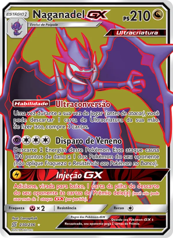 Naganadel GX (Unified Minds #230/236)