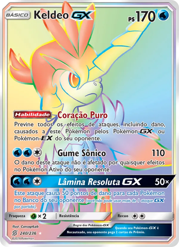 Keldeo GX (Unified Minds #240/236)