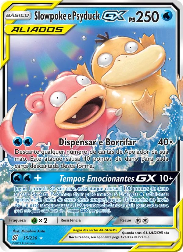Slowpoke e Psyduck GX (Unified Minds #35/236)