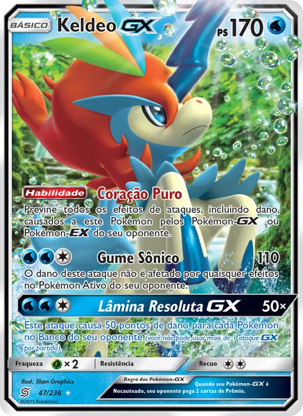 Keldeo GX (Unified Minds #47/236)