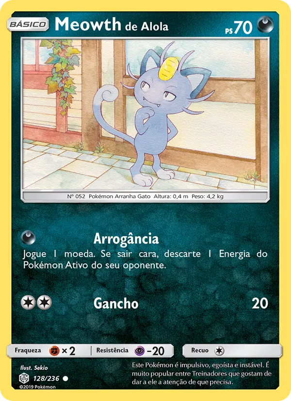 Meowth de Alola (Cosmic Eclipse #128/236)