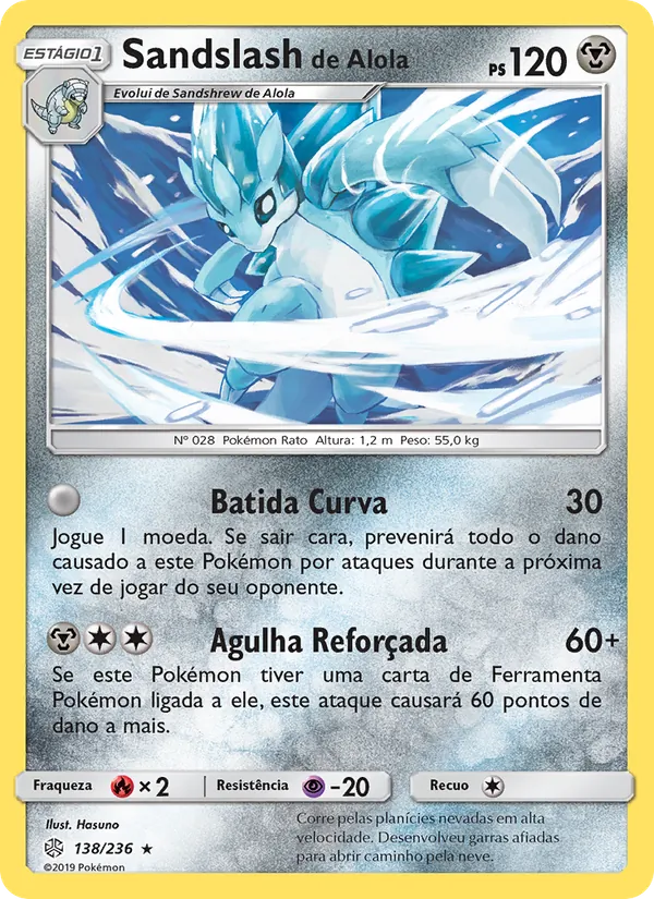 Sandslash de Alola (Cosmic Eclipse #138/236)