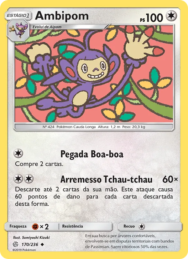 Ambipom (Cosmic Eclipse #170/236)