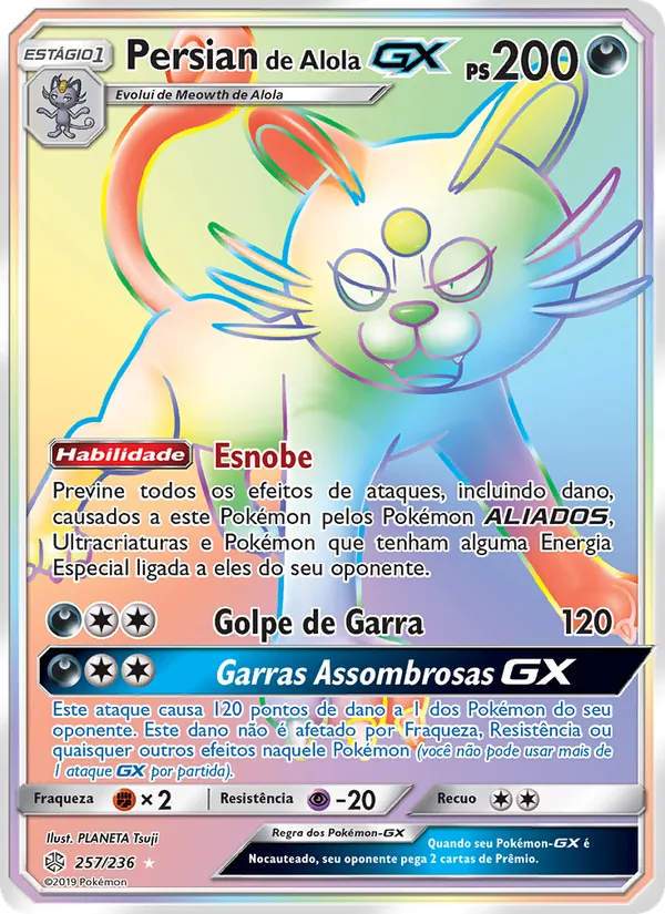 Persian de Alola GX (Cosmic Eclipse #257/236)