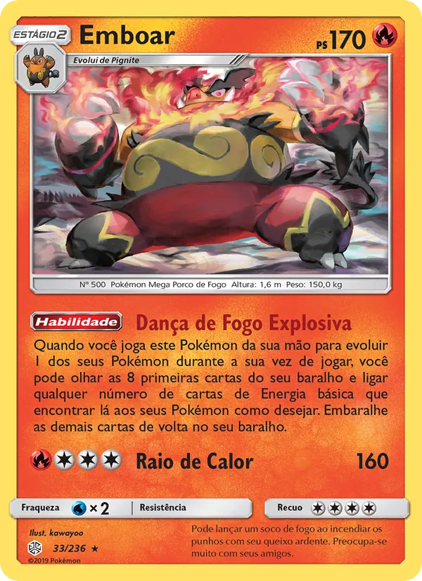 Emboar (Cosmic Eclipse #33/236)