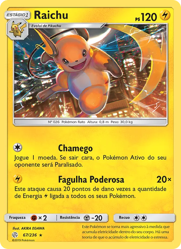 Raichu (Cosmic Eclipse #67/236)