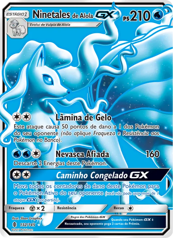 Ninetales de Alola GX (Guardians Rising #132/145)