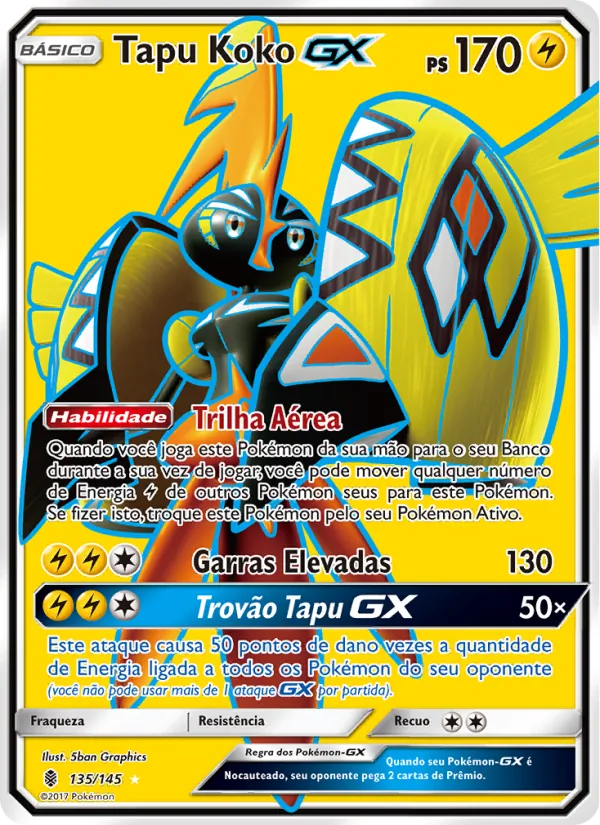 Tapu Koko GX (Guardians Rising #135/145)
