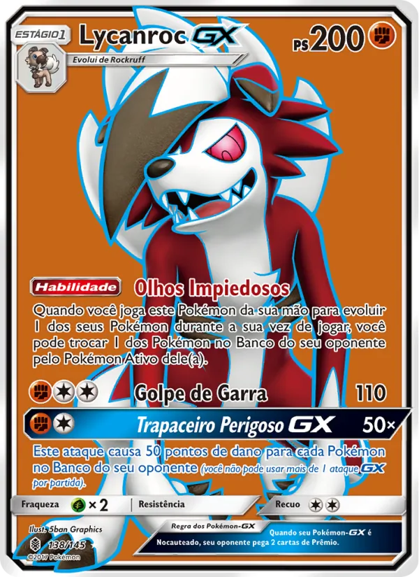Lycanroc GX (Guardians Rising #138/145)