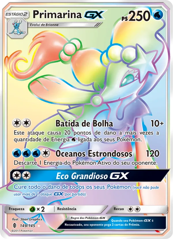 Primarina GX (Guardians Rising #149/145)