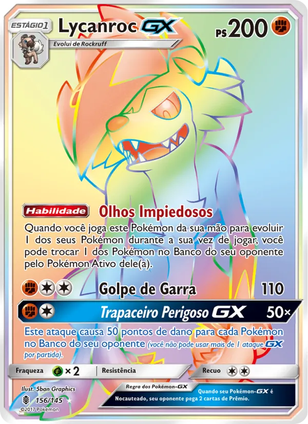 Lycanroc GX (Guardians Rising #156/145)